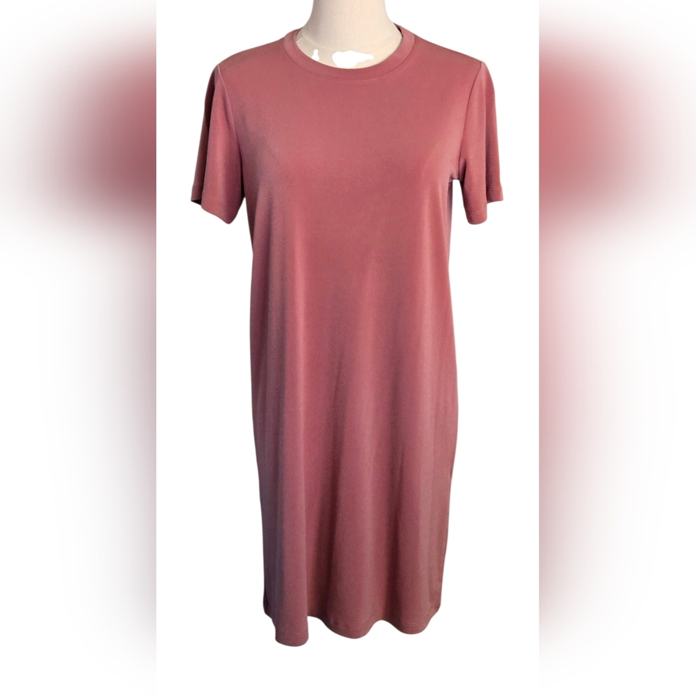 Forever 21 T-Shirt Mini Dress in Dark Pinkish Color ~EPLC
